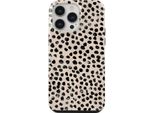 Burga, Custodia Per Iphone 14 Pro Tough Shockproof Modello Almond Latte, Giallo Grigio