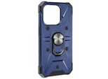 Custodia Bumper Per Iphone 15 Pro Con Angoli Rinforzati, Armoring Bump - Blu Scuro