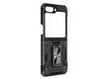 Avizar, Custodia Bumper Per Samsung Z Flip5 Con Angoli Rinforzati, Armoring Bump, Nero