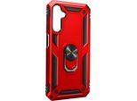 Avizar, Custodia Protettiva Ibrida Per Samsung A25 5G, Supporto Ad Anello, Rosso