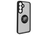 Avizar, Custodia Per Cellulare Con Supporto Per Anello Samsung Galaxy S24 Plus, Nero