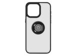 Custodia Ibrida Per Cellulare Con Supporto Ad Anello Apple Iphone 15 Pro - Nero