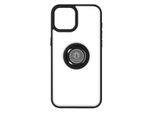 Custodia Ibrida Per Cellulare Con Supporto Ad Anello Per Apple Iphone 15 - Nero