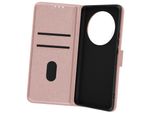 Avizar, Custodia In Ecopelle Con Funzione Di Supporto Honor Magic 6 Lite 5G, Oro Rosa