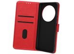 Avizar, Custodia In Ecopelle Con Funzione Di Supporto Honor Magic 6 Lite 5G, Rosso