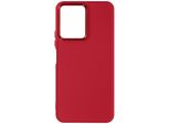 Avizar, Custodia Protettiva Per Xiaomi Redmi 13C, Fotocamera Edge Metallica, Rosso Carminio