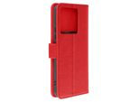 Avizar, Custodia In Pelle Finta Con Funzione Di Supporto Xiaomi Redmi Note 13 5G, Rosso