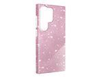 Avizar, Custodia In Silicone Sottile Per Samsung Galaxy S24 Ultra, Custodia Glitter, Rosa