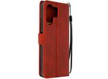 Avizar, Xiaomi Poco M6 5G Wallet Cover, Custodia A Portafoglio Con Cinturino, Rosso Vino
