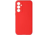 Avizar, Custodia Semirigida In Silicone Per Samsung Galaxy S23 Fe, Rosso