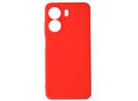 Avizar, Custodia Protettiva Flessibile Per Xiaomi Redmi 13C, Soft Touch, Rosso