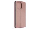 Avizar, Custodia In Pelle Finta Classic Edition Xiaomi Redmi Note 13 4G, Rosegold