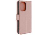 Avizar, Custodia In Ecopelle Con Funzione Di Supporto Xiaomi Redmi Note 13 4G, Oro Rosa