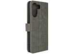Avizar, Custodia In Pelle Finta Con Funzione Di Supporto Xiaomi Redmi 13C / Poco C65, Grigio