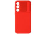 Avizar, Custodia In Silicone Per Samsung Galaxy S23 Fe Con Copertura Della Fotocamera, Rosso