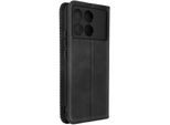 Avizar, Custodia Per Xiaomi Poco X6 Pro Funzione Stand A Portafoglio, Motivo A Mosaico, Nero