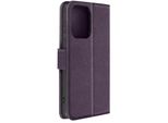 Avizar, Custodia In Pelle Finta Con Funzione Di Supporto Xiaomi Redmi Note 13 Pro 4G, Viola