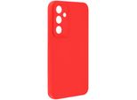 Avizar, Custodia In Silicone Softglow Per Samsung Galaxy A55, Fotocamera Protetta, Rosso