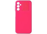 Avizar, Custodia In Silicone Per Samsung Galaxy A25 5G Con Copertura Della Fotocamera, Rosso Fucsia