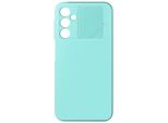 Avizar, Custodia In Silicone Per Samsung Galaxy A25 5G Con Fotocamera, Blu Turchese