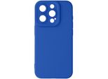 Avizar, Custodia In Silicone Softglow Per Apple Iphone 15 Pro Max, Fotocamera Protetta, Blu