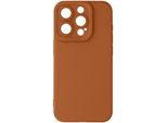 Avizar, Custodia In Silicone Softglow Per Apple Iphone 15 Pro Max, Fotocamera Protetta, Marrone Chiaro