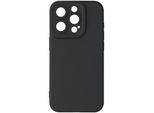 Avizar, Custodia In Silicone Softglow Per Apple Iphone 15 Pro Max, Fotocamera Protetta, Nero