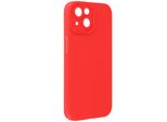 Avizar, Custodia In Silicone Softglow Per Apple Iphone 15, Fotocamera Protetta, Rosso