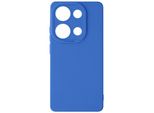Avizar, Custodia In Silicone Softglow Xiaomi Redmi Note 13 Pro 4G, Fotocamera Protetta, Blu