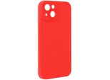 Avizar, Custodia In Silicone Softglow Per Apple Iphone 14, Fotocamera Protetta, Rosso