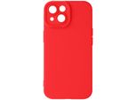 Avizar, Custodia In Silicone Softglow Per Apple Iphone 13, Fotocamera Protetta, Rosso