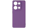 Avizar, Custodia In Silicone Softglow Xiaomi Redmi Note 13 Pro 4G, Fotocamera Protetta, Viola Scuro