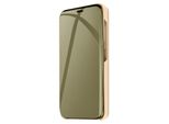 Avizar, Flip Cover Per Samsung Galaxy S24 Con Funzione Di Stand A Effetto Specchio, Oro
