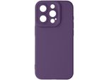 Avizar, Custodia In Silicone Softglow Per Apple Iphone 15 Pro Max, Fotocamera Protetta, Viola Scuro