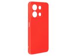 Avizar, Custodia In Silicone Semirigido Per Xiaomi Redmi Note 13 4G, Rosso