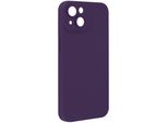 Avizar, Custodia In Silicone Softglow Per Apple Iphone 14, Fotocamera Protetta, Viola Scuro