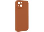 Avizar, Custodia In Silicone Softglow Per Apple Iphone 14, Fotocamera Protetta, Marrone Chiaro