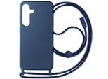 Avizar, Custodia A Catena Per Samsung Galaxy S24 / S25 80Cm, Blu Scuro