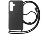 Avizar, Custodia A Catena Per Samsung Galaxy S24 Plus / S25 Plus 80Cm, Nero