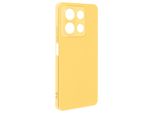 Avizar, Custodia Semirigida In Silicone Per Xiaomi Redmi Note 13 5G Con Cinturino, Giallo