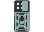 Avizar, Custodia Protettiva Per Xiaomi Redmi Note 13 5G Cover Fotocamera Ad Anello, Verde Chiaro