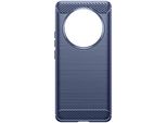 Avizar, Custodia Protettiva Flessibile Per Realme 12 Pro 5G, Effetto Carbonio, Blu