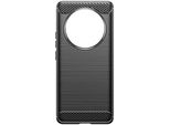 Avizar, Custodia Protettiva Flessibile Per Realme 12 Pro 5G, Effetto Carbonio, Nero
