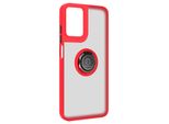 Avizar, Custodia Per Cellulare Con Supporto Per Anello Motorola Moto G24 / G04, Rosso
