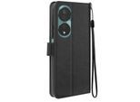 Mayaxess, Honor 90 Smart Wallet Case Funzione Stand Con Cinturino, Nero