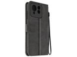 Avizar, Asus Zenfone 11 Ultra Wallet Cover, Custodia A Portafoglio + Cinturino, Nero