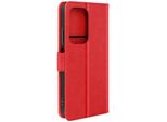 Avizar, Custodia In Ecopelle Con Funzione Di Supporto Per Honor 200 Lite, Rosso