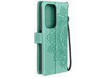 Avizar, Honor 200 Lite Mandala Custodia Portafoglio Cinturino, Verde Chiaro