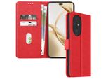 Avizar, Custodia In Ecopelle Con Funzione Di Supporto Honor 200 Pro, Rosso