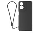Avizar, Custodia Semirigida In Silicone Per Motorola Moto G24 / G04, Nero
